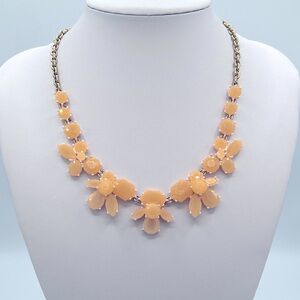 J. Crew Floral Statement Necklace 19”